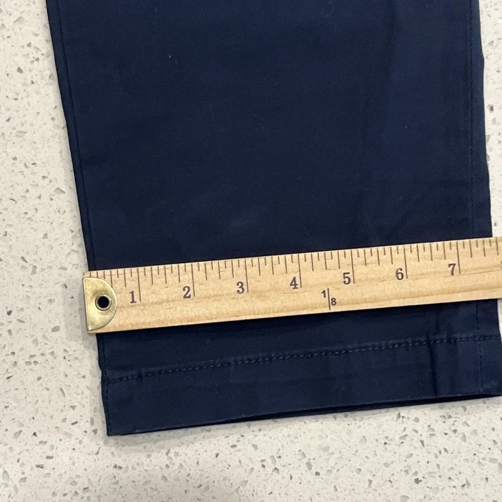 NEW Banana Republic Pants Mens 36X30 Navy Blue Slim Fit Lived-In Chino Stretch